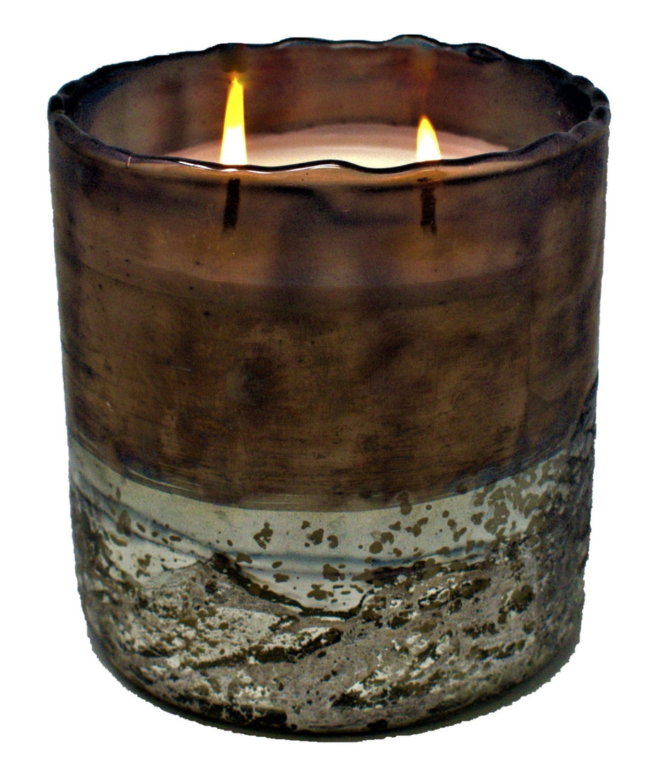 tobacco bark candle Large Tree Bark Pot is made of rustic mango wood with recycled tree bark lined with a metal plate to ensure safe burning Tobacco Bark | His Collection