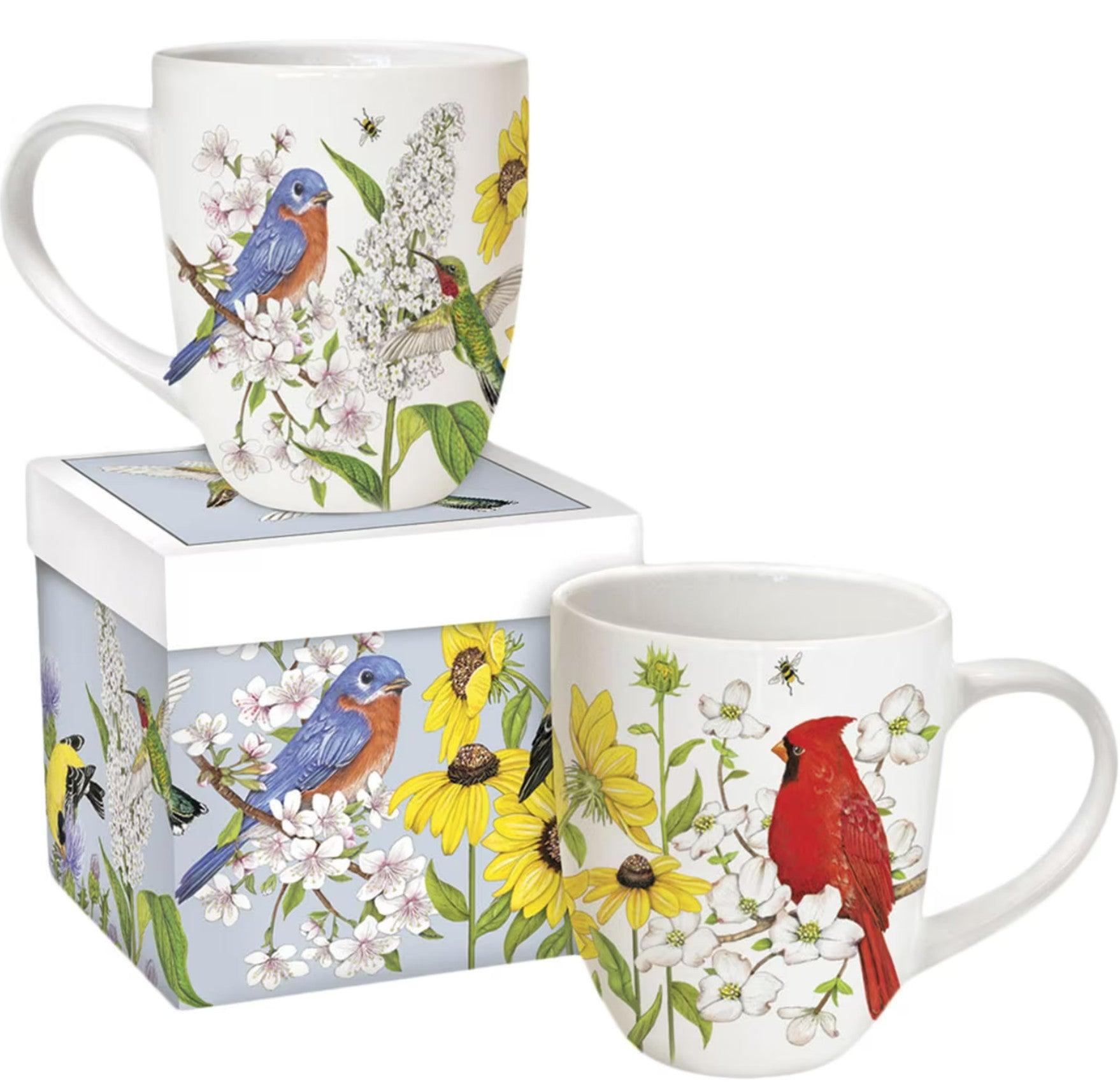Spring Birds Boxed Mug